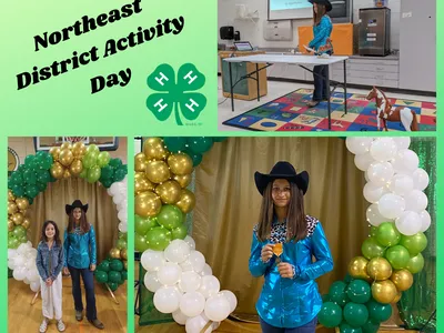 2 youth at Northeast District Activity Day