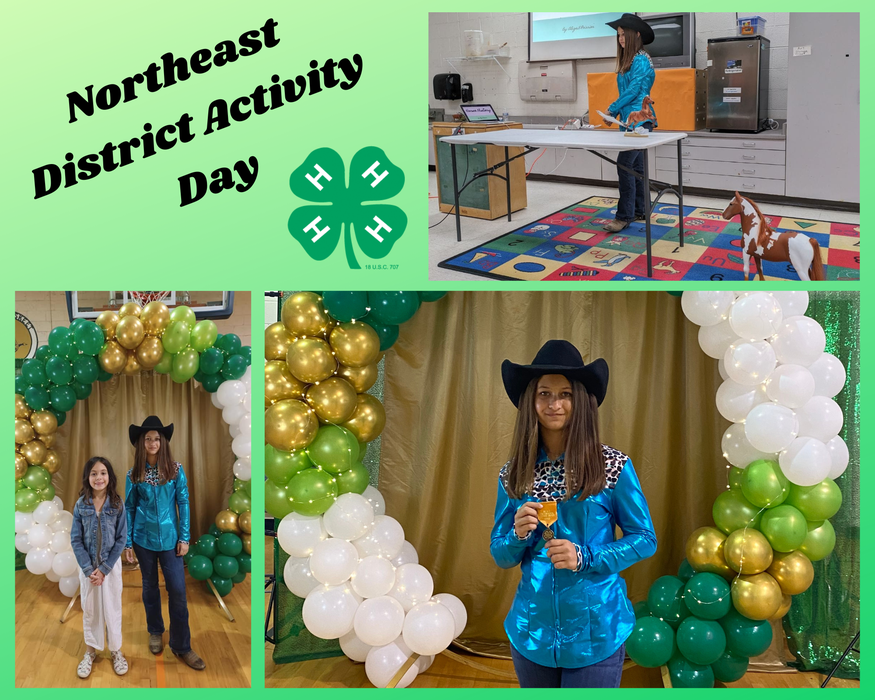 2 youth at Northeast District Activity Day