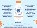 Wisconsin Value-Added Dairy Experiential Learning Course — Oct 2–5, 2023; contact sstearn1@utk.edu