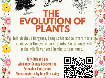 register for Evolution of Plants class