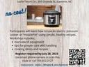 Electric Pressure Cooker Workshop