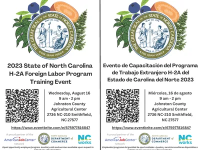 2023 State of North Carolina H-2A Foreign Labor Program Training Event