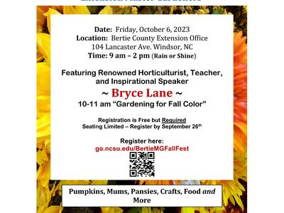  Fall Fest 2023 poster