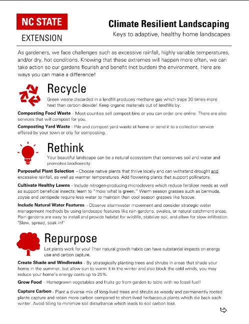Image of page 1 Climate Resilient Gardening