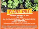 Fall plant sale flyer image