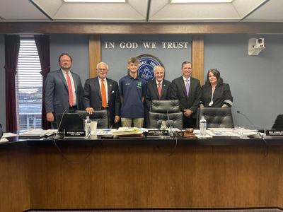 Noah Snyder with Alamance County Commissioners