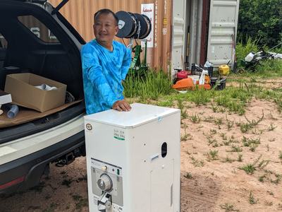 Lee's One Fortune Farm with new equipment