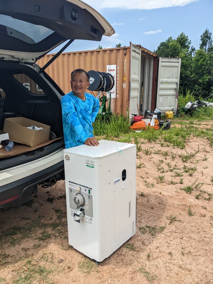 Lee's One Fortune Farm with new equipment