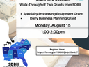 Grant Info Session: Walk-through of two SDBII grants — Monday, Aug 15, 1:00–2:00pm