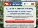 Poster for 2023 Cotton Field Day