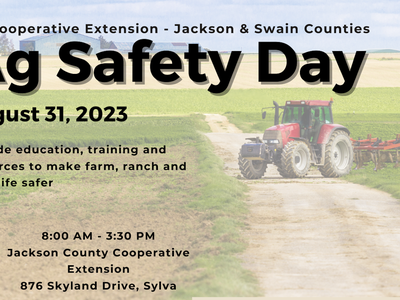 Ag Safety Day August 31, 2023 Provide education, training and resources to make farm, ranch and rural life safer
