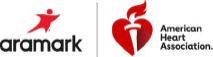 Aramark and American Heart Association logos