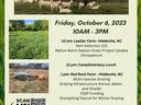 flyer for the NC Small Ruminant Fall Field Day
