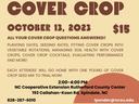details about cover crop workshop 10/13/23