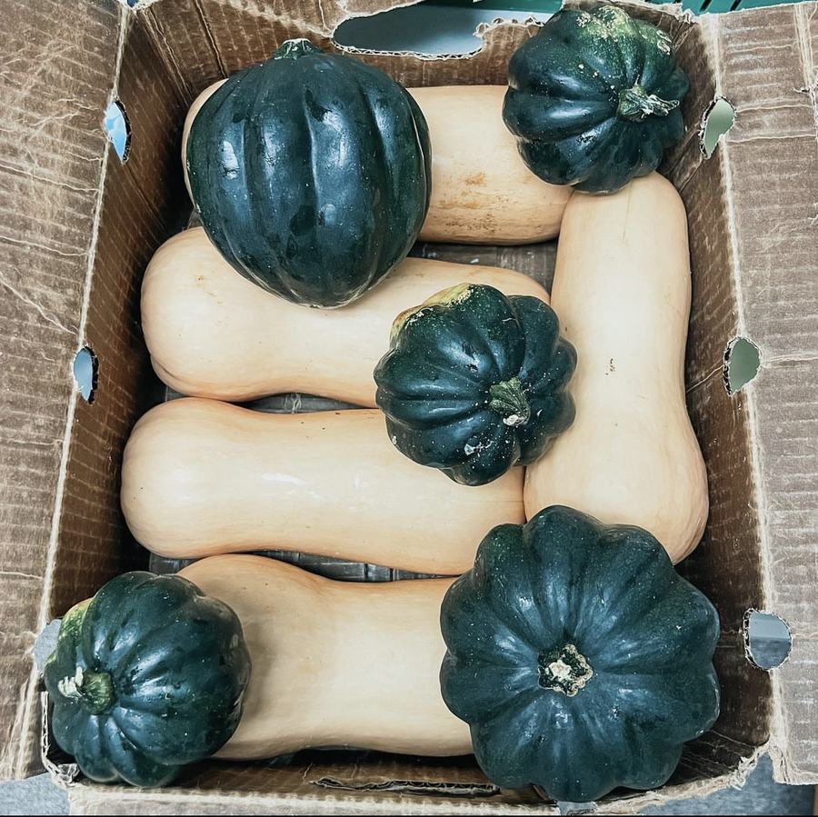 acorn and butternut squash