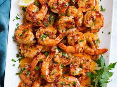 Hawaiian Style Garlic Butter Shrimp