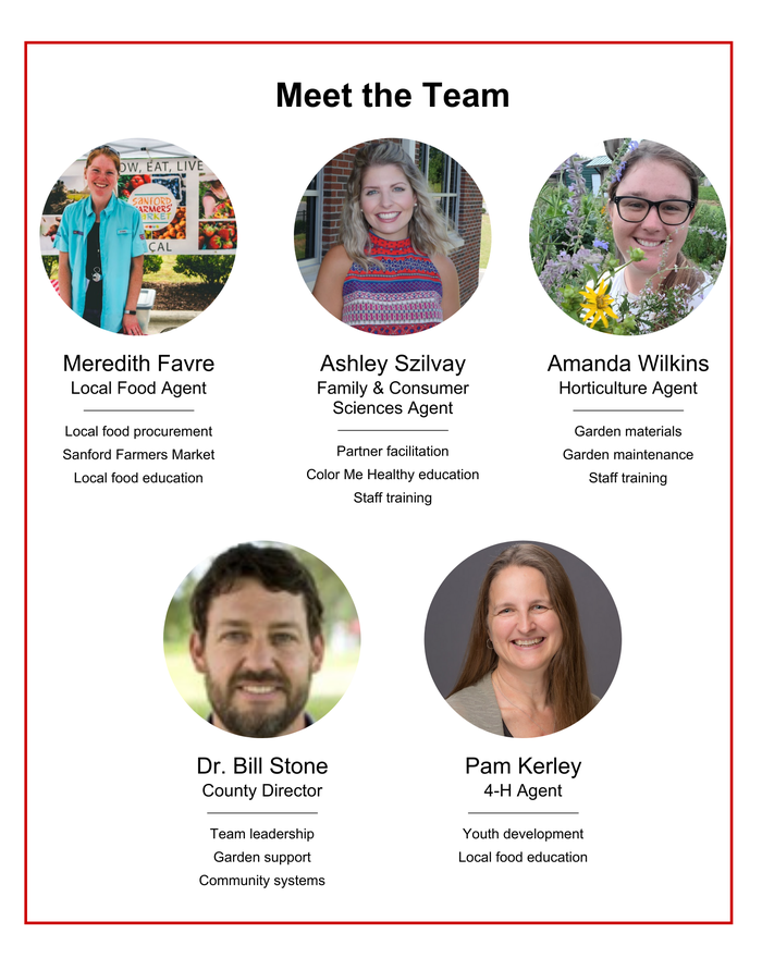 Photos of Lee County NCCE Staff