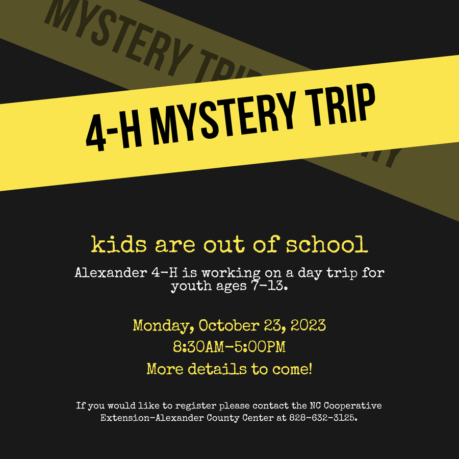 4-H Mystery Trip