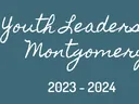 Youth Leadership Montgomery 2023 - 2024 with backpack, clock, books and school supplies