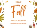 Hello Fall More in My Basket Advertisment