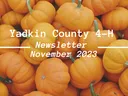 Yadkin County 4-H Nov. Newsletter