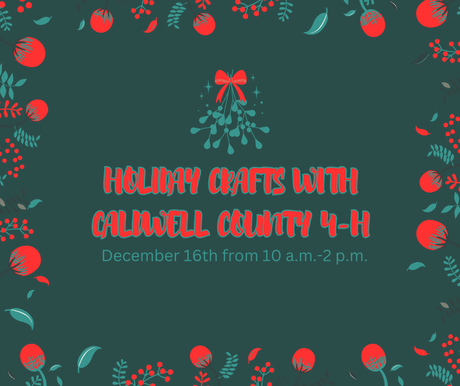 Holiday Crafts Dec 16th