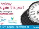 Avoid holiday weight gain — Join Holiday Challenge at esmmweighless.com Nov 15–Dec 31