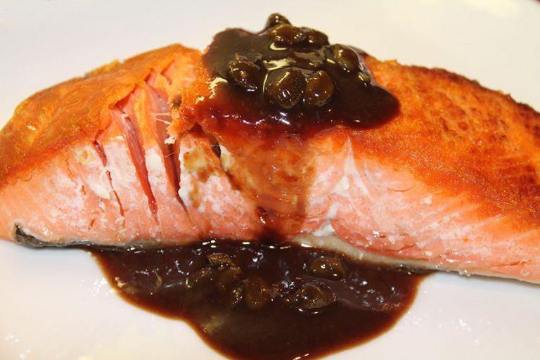 Honey Balsamic Glazed Salmon
