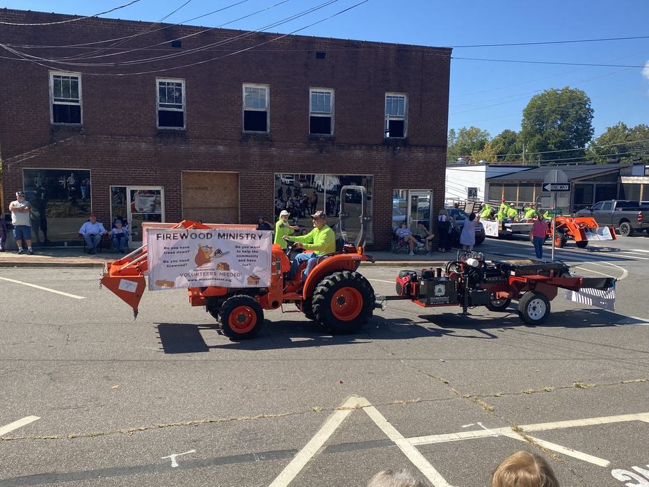 firewood ministry tractor