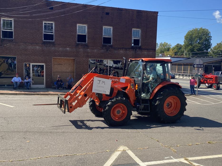 orange tractor