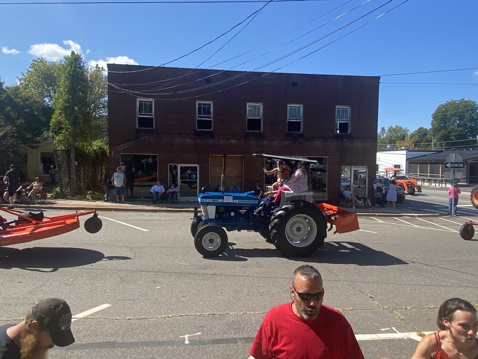 blue tractor