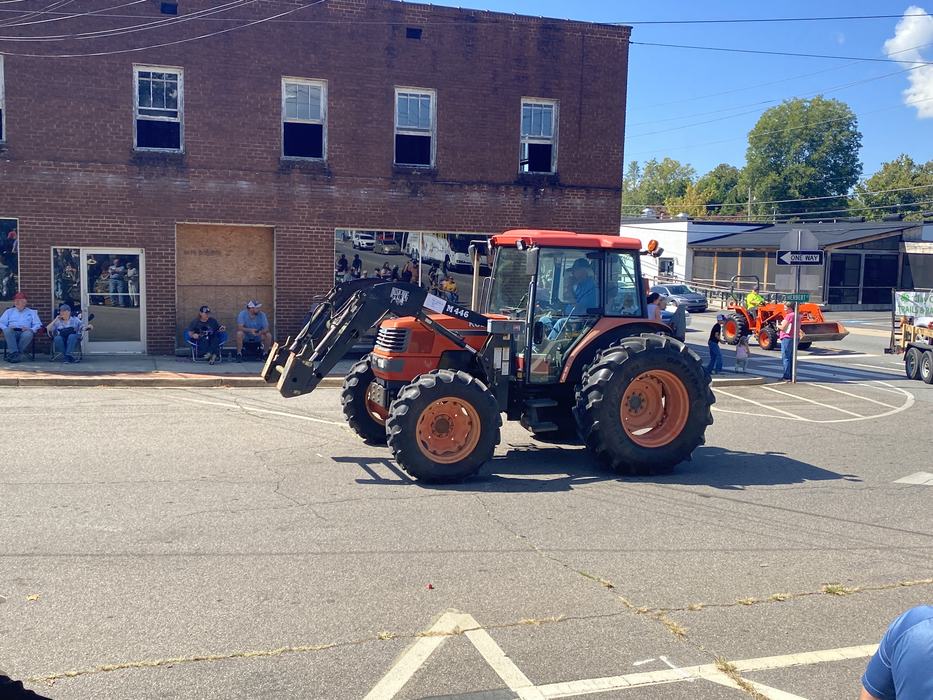 orange tractor