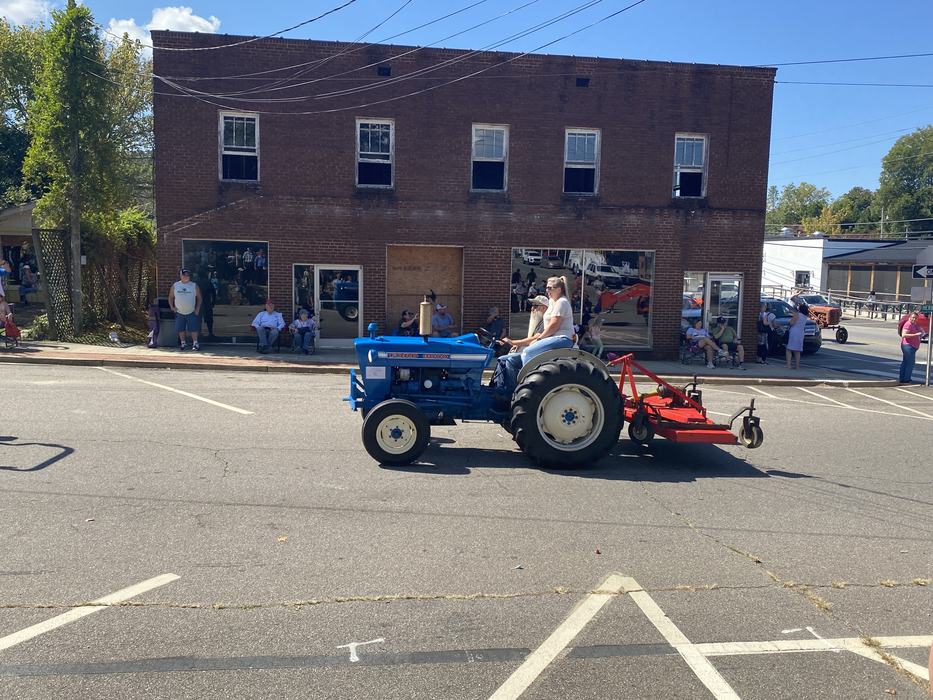 blue tractor