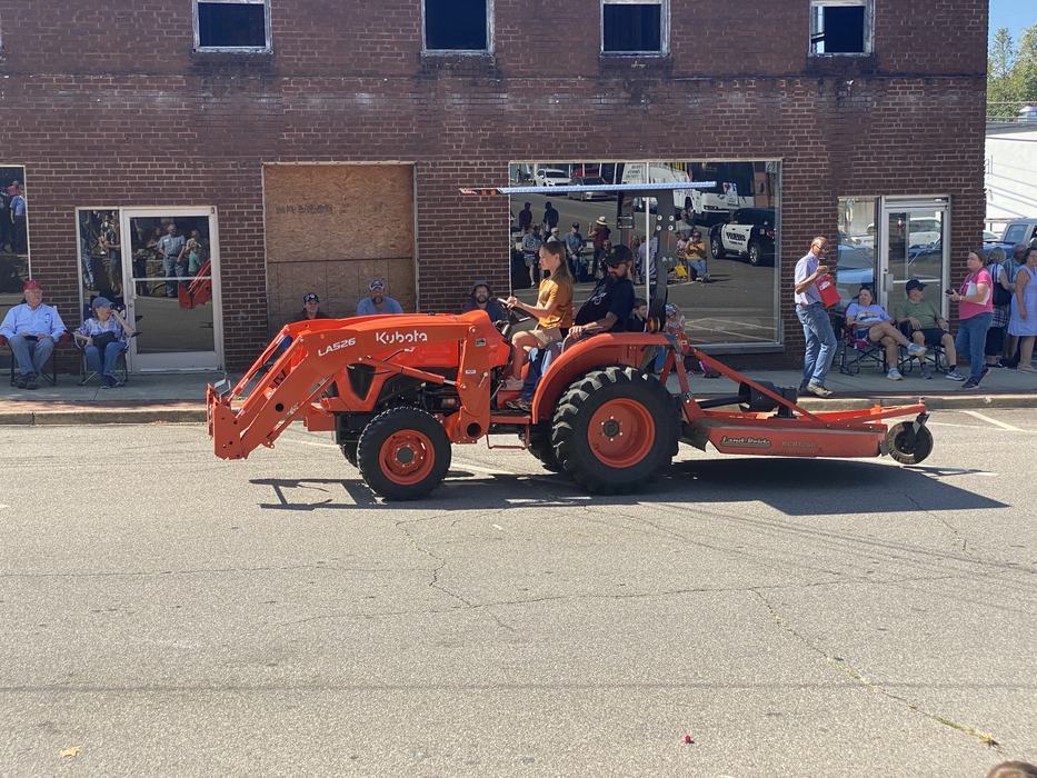 orange tractor