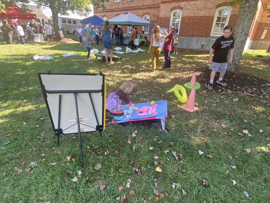 corn hole and ring toss