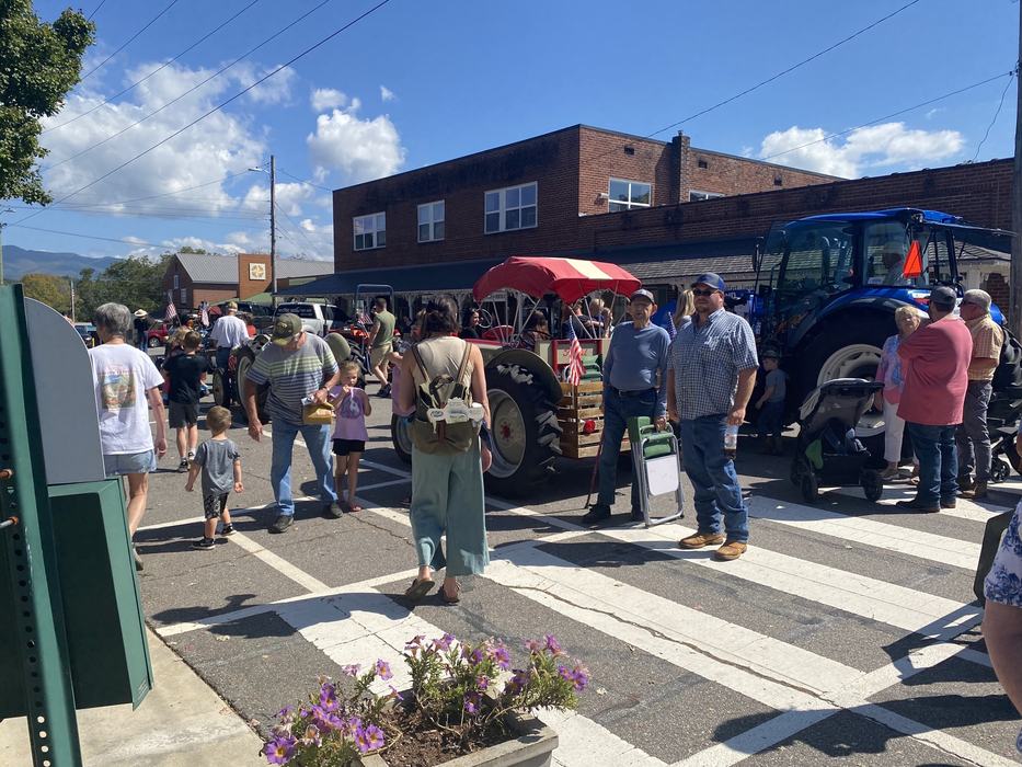 crowd and parade