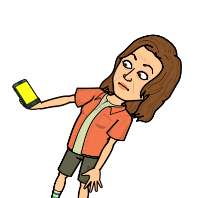 MAS Bitmoji with cellphone