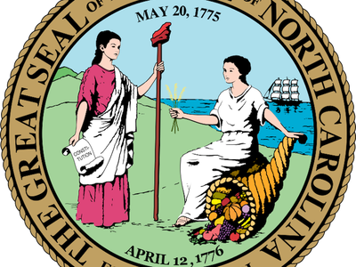 image of the State seal of North Carolina