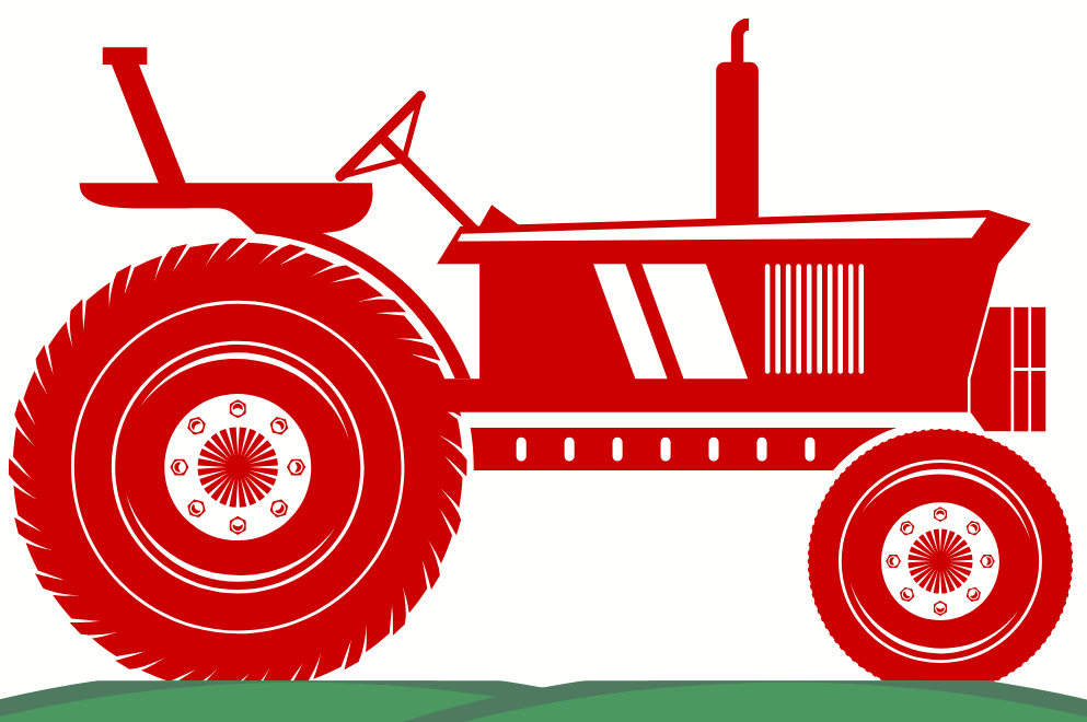 Red tractor