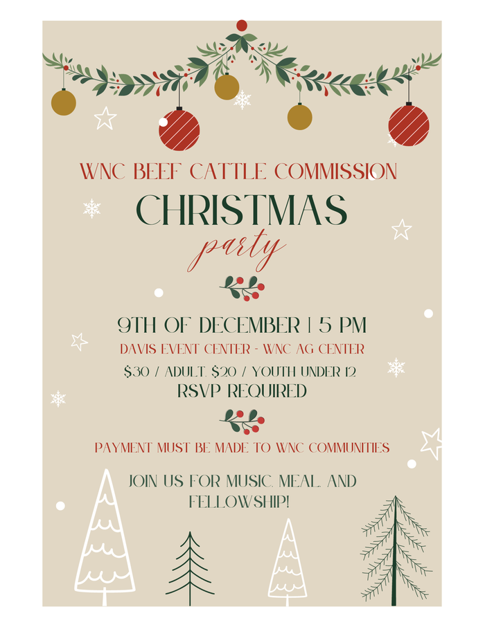 WNC Beef Cattle Commission Christmas Party