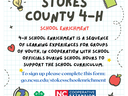 Stokes County 4-H School Enrichment flyer: sign up at go.ncsu.edu/stokesschoolenrichment