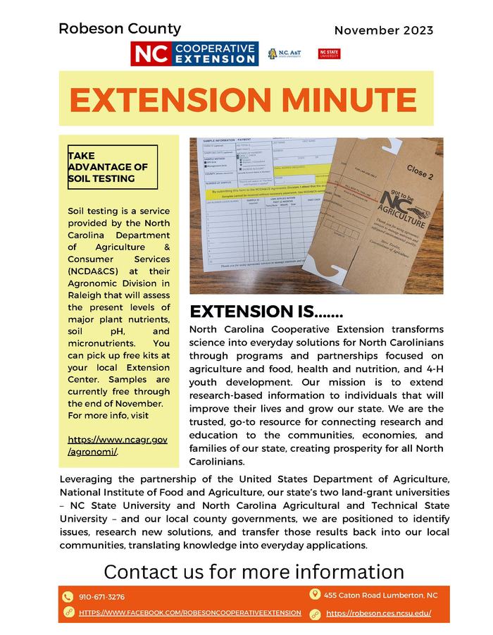 Information on upcoming events