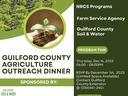 Flyer for Agriculture Outreach Event with information listed in paragraph below