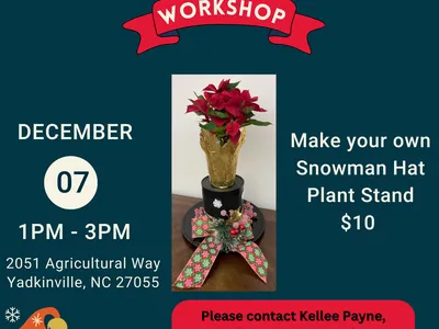 Snowman Hat Plant Stand