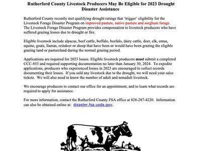 Flyer Drought Recovery for Livestock