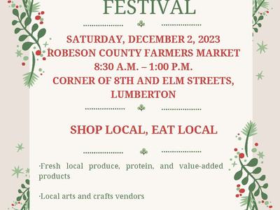 Shop Local, Eat Local Fresh local produce, protein, and value-added products Local arts and crafts vendors.