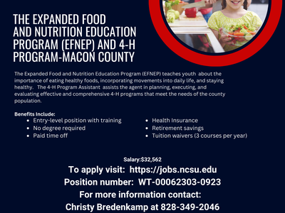 EFNEP Job Posting Flyer