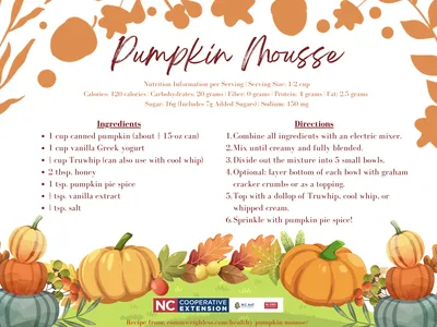 Pumpkin Mousse Recipe from ESMM