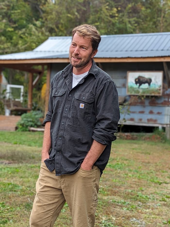 Grower Farrell Moose of Dutch Buffalo Farm. 