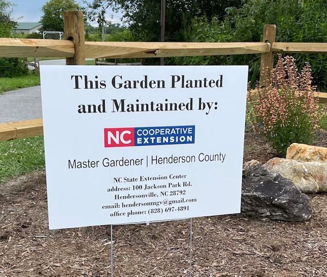 mills river pollinator garden
